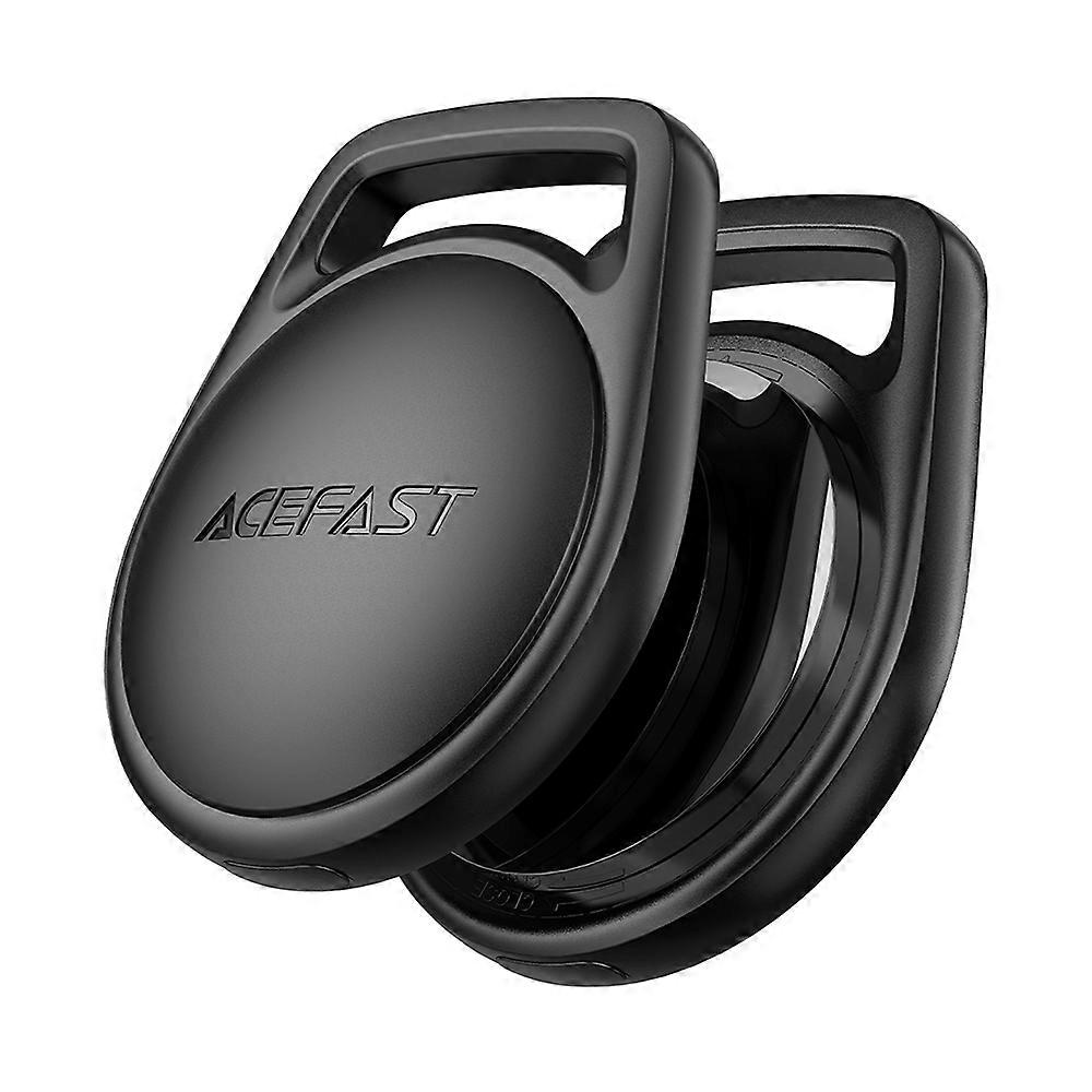 Acefast SmartTag S2 για iOS Series, Σετ 4 τεμαχίων, Μαύρο