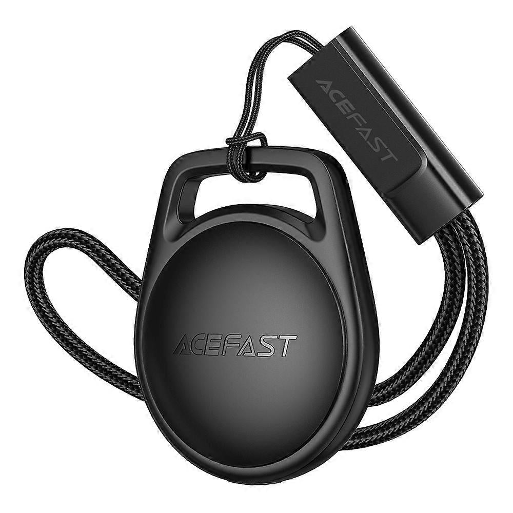 Acefast SmartTag S2 για iOS Series, Σετ 4 τεμαχίων, Μαύρο