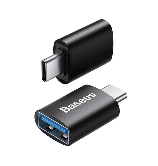 Προσαρμογέας OTG USB-C - USB-A Baseus Ingenuity, Μαύρο ZJJQ000001