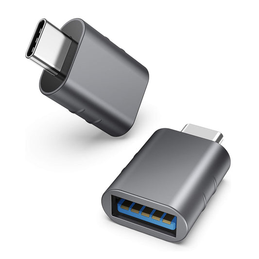 Προσαρμογέας OTG USB-C - USB-A Techsuit A10 SlateVolt, Γκρι