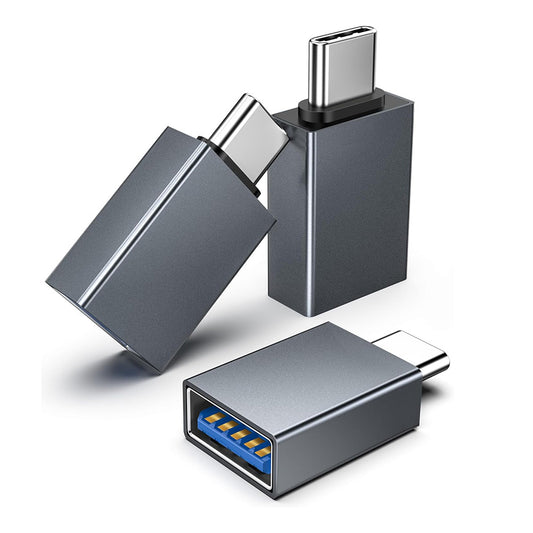Προσαρμογέας OTG USB-C - USB-A Techsuit A8 SlateVolt, Γκρι