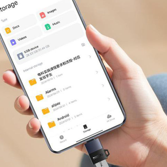 Προσαρμογέας OTG USB-C - USB-A Yesido GS31, Γκρι