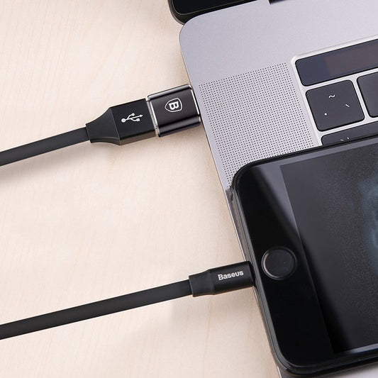 Adaptor OTG USB-C - USB-A Baseus, Μαύρο CATOTG-01