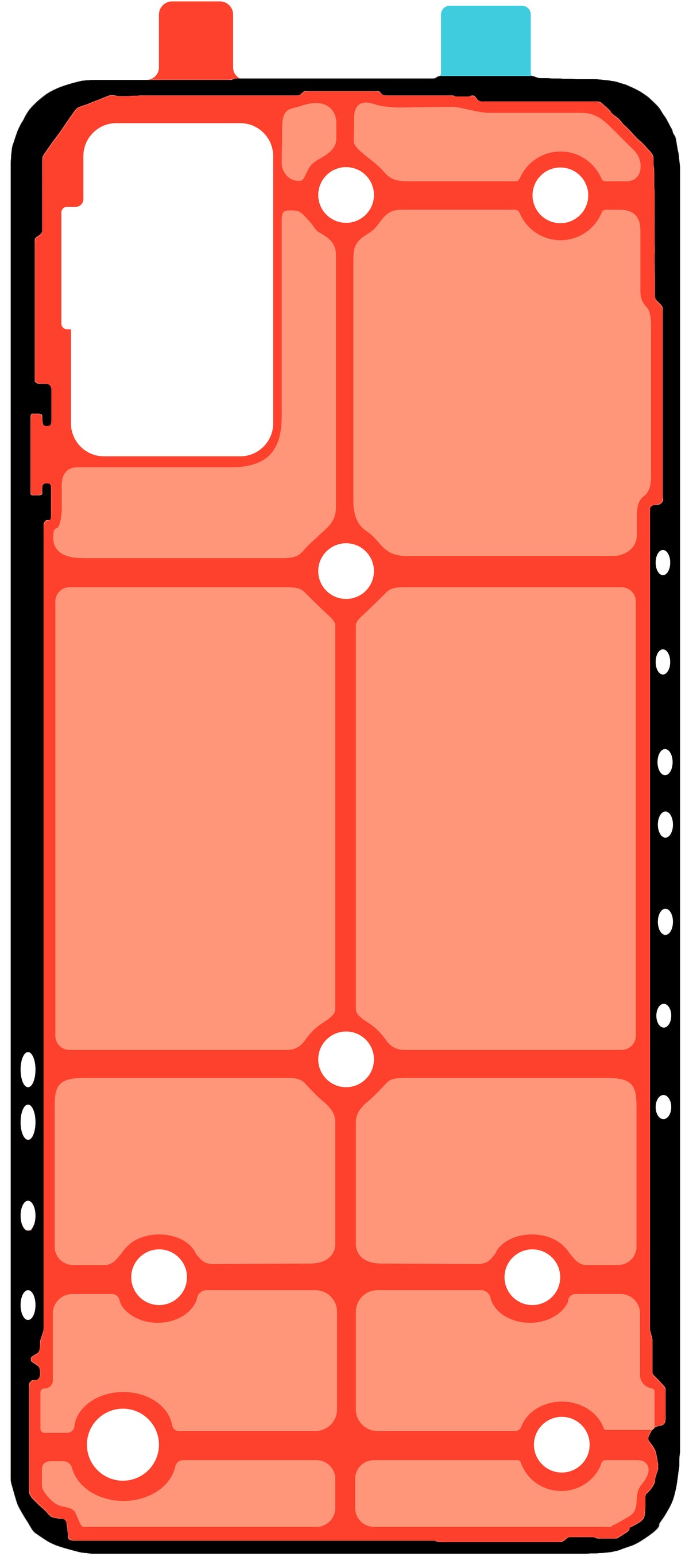Realme 11 Pro+ Battery Cover Adhesive