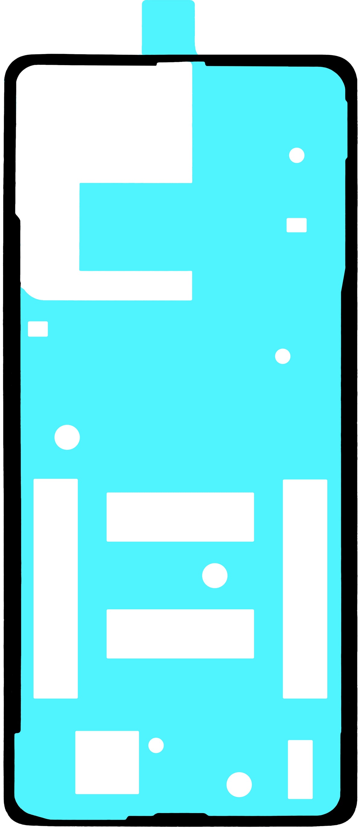 Κόλλα Καπακιού Μπαταρίας Xiaomi Redmi Note 14S