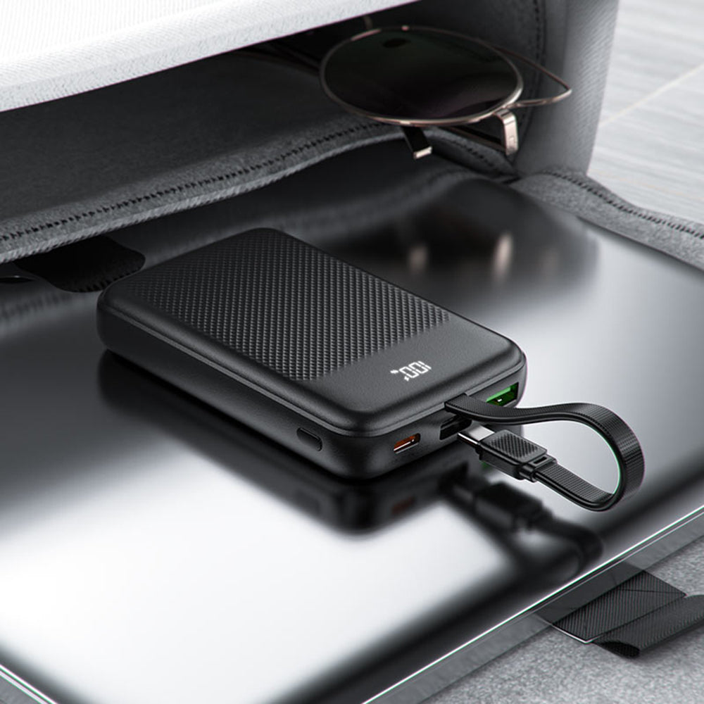 Εξωτερική Μπαταρία Acefast M13, 10000mAh, 22.5W, QC + PD, 1 x USB-A - 2 x USB-C, Μαύρη