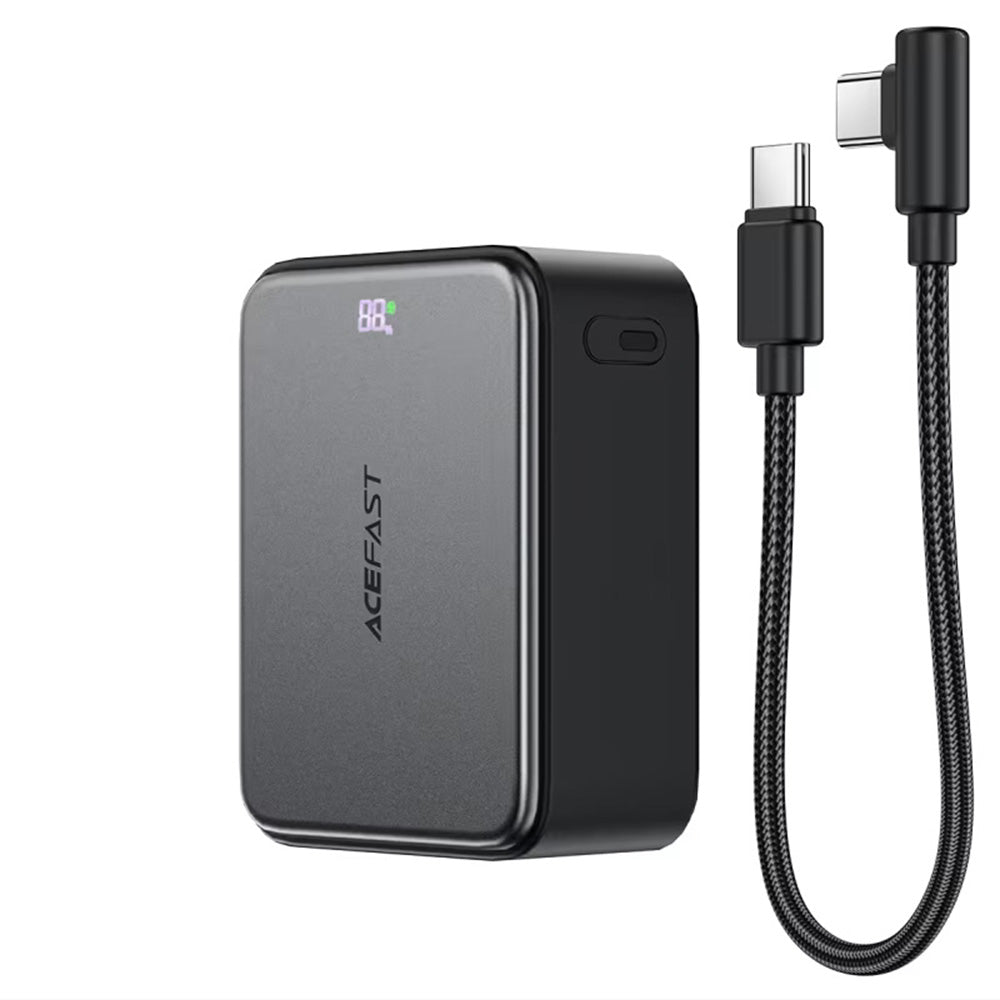 Εξωτερική Μπαταρία Acefast M28, 10000mAh, 22.5W, QC + PD, 1 x USB-A - 2 x USB-C, Μαύρη