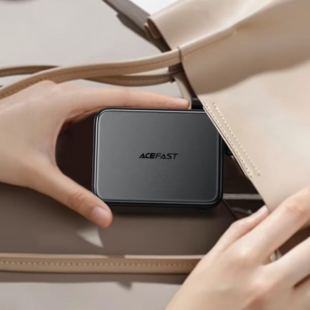 Εξωτερική Μπαταρία Acefast M28, 10000mAh, 22.5W, QC + PD, 1 x USB-A - 2 x USB-C, Μαύρη