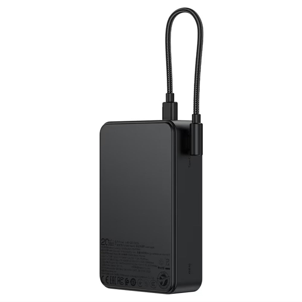Εξωτερική Μπαταρία Acefast M29, 20000mAh, 22.5W, QC + PD, 1 x USB-A - 2 x USB-C, Μαύρο