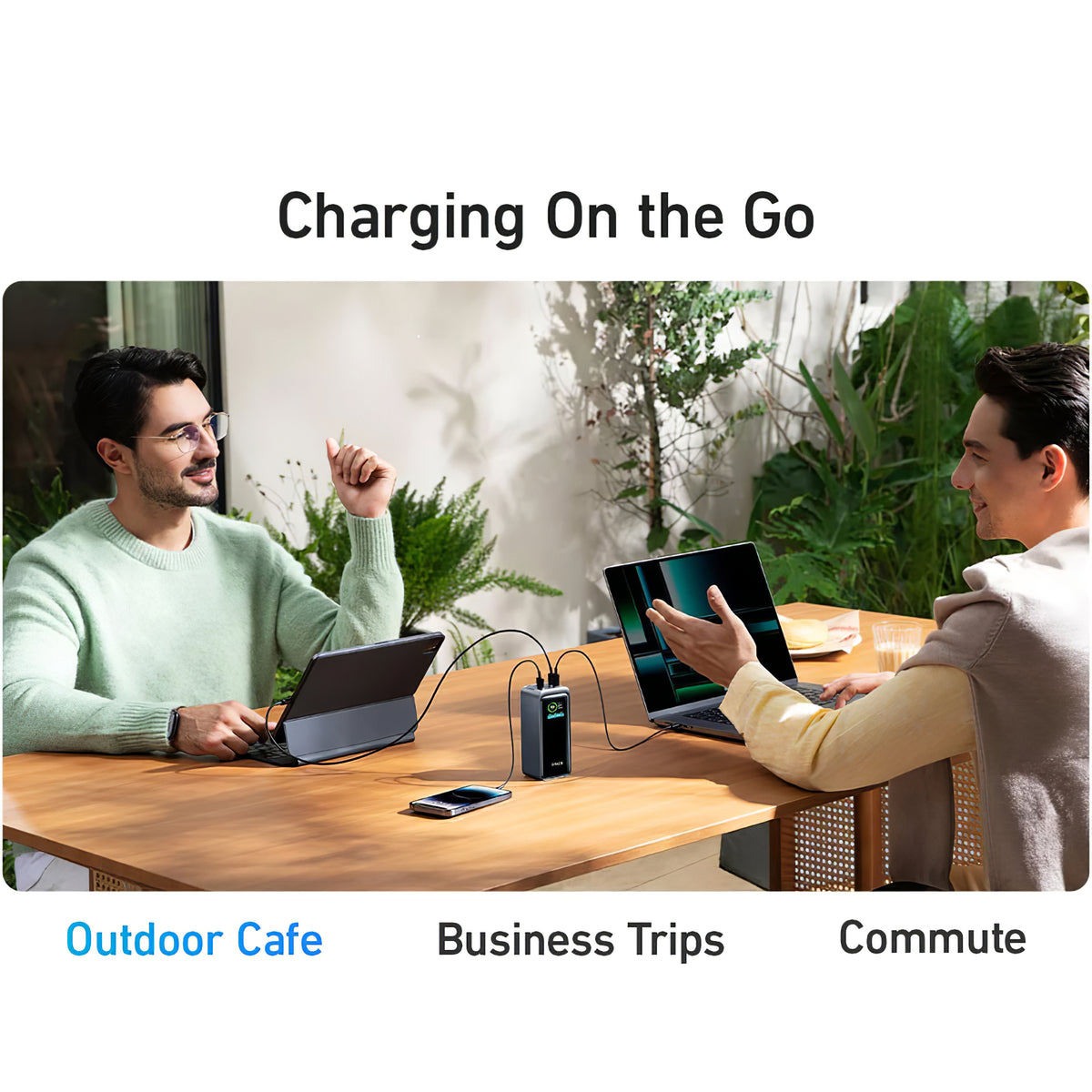 Εξωτερική Μπαταρία Anker Prime, 20000mAh, 200W, QC + PD, 1 x USB-A - 2 x USB-C, Μαύρη A1336011