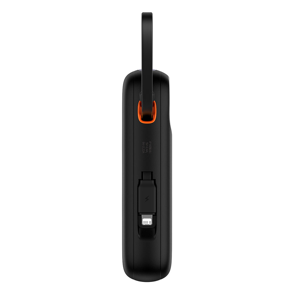 Baseus Qpow Pro+ External Battery, 20000mAh, 22.5W, QC + PD, 1 x Lightning - 1 x USB-A - 2 x USB-C, Black P10055002113-00