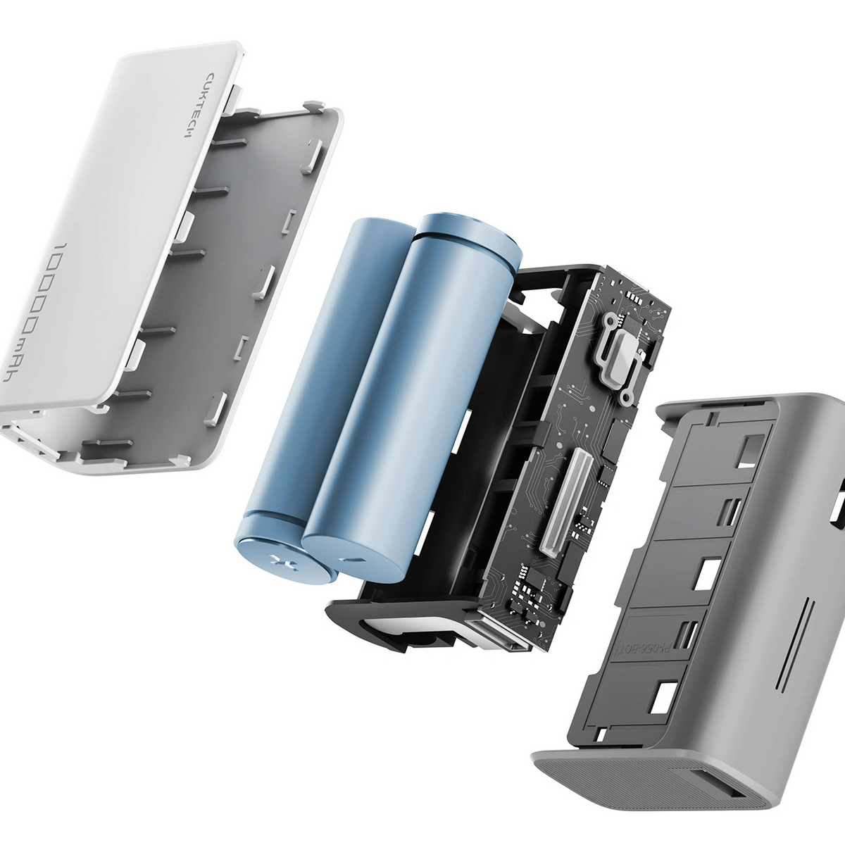 Εξωτερική Μπαταρία Cuktech CP13, 10000mAh, 30W, QC + PD, 1 x USB-A - 1 x USB-C, Γκρι CUK0PB100DGR