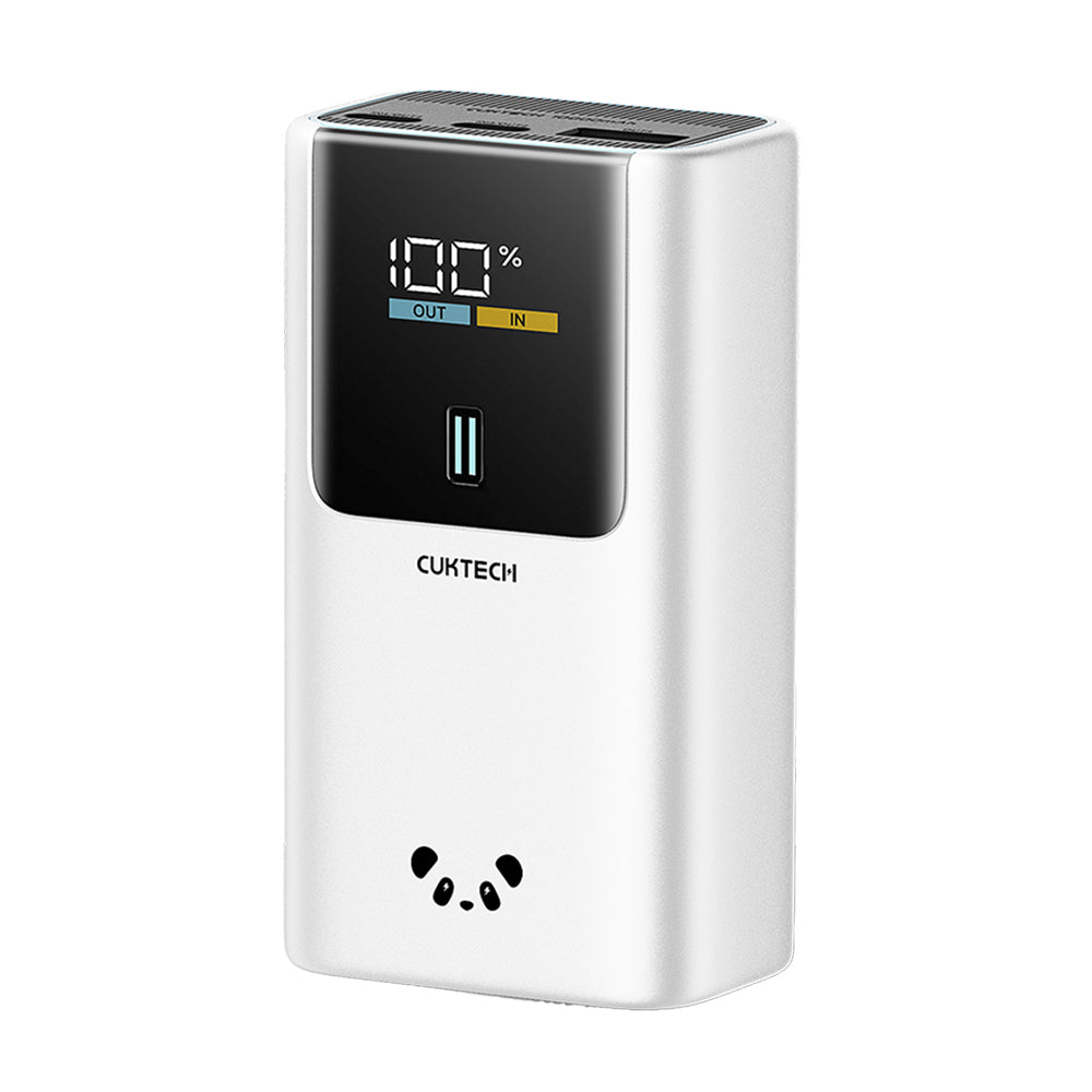 Εξωτερική Μπαταρία Cuktech PB1055, 10000mAh, 55W, QC + PD, 1 x USB-A - 2 x USB-C, Γκρι CKPB1055GBTG
