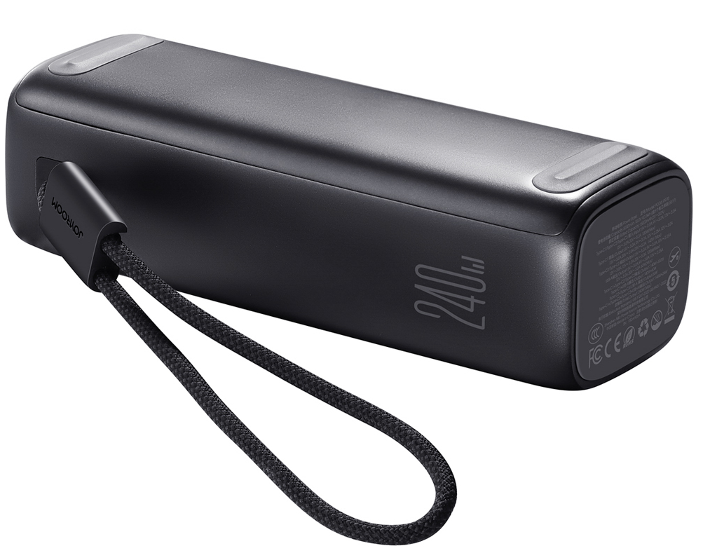 Εξωτερική μπαταρία Joyroom PODIX PR70, 25000mAh, 240W, QC + PD, 1 x USB-A - 3 x USB-C, Μαύρη