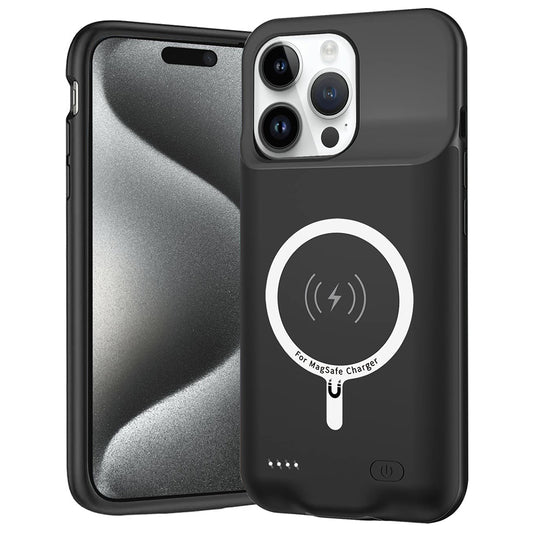 Εξωτερική Μπαταρία Τύπου Θήκης Wireless Techsuit Power Pro Battery για Apple iPhone 15 Pro, 7000mAh, Μαύρη
