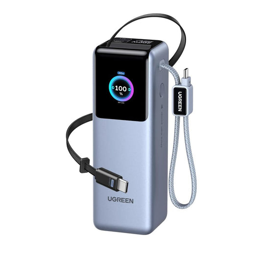 Εξωτερική Μπαταρία UGREEN PB728 (75702B), 25000mAh, 200W, QC + PD, 1 x USB-A - 3 x USB-C, Γκρι