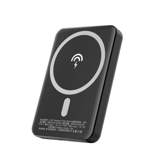 Εξωτερική Μπαταρία Wireless Dudao K14S, 5000mAh, 10W, PD + QI, 1 x QI - 1 x USB-C, Μαύρη
