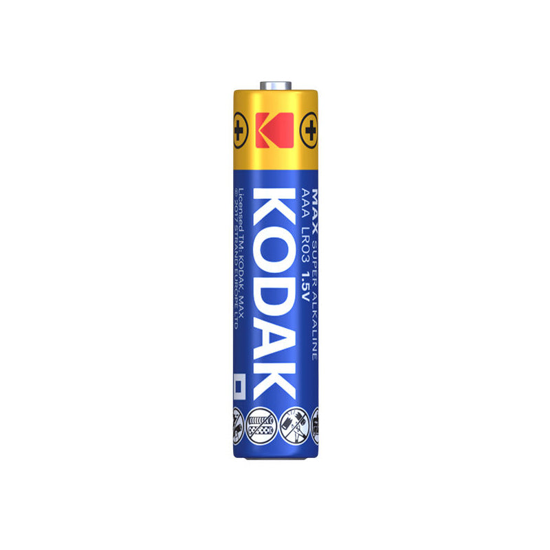 Kodak Max Super Alkaline Battery, AAA / LR3, Set of 8 pieces
