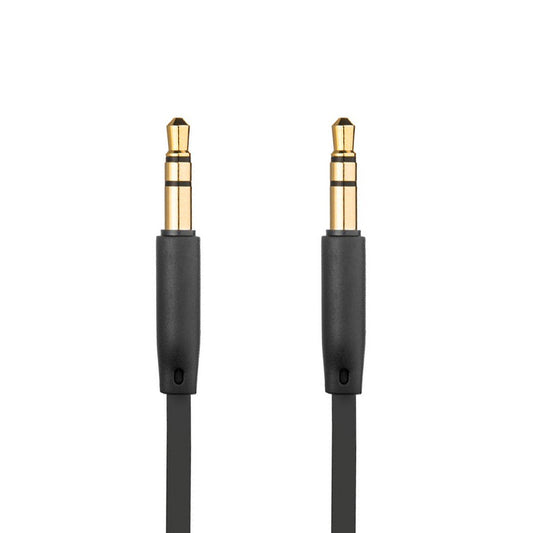 Καλώδιο Ήχου 3.5mm - 3.5mm Fixed, 1m, Μαύρο