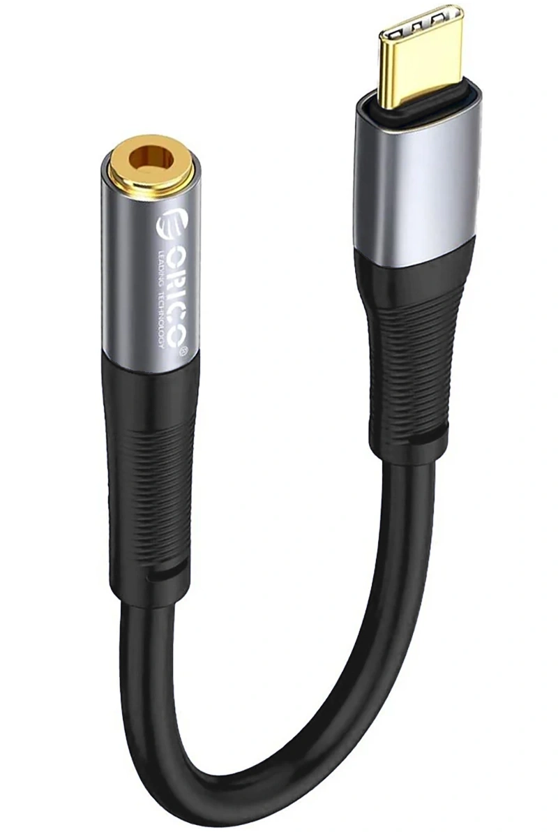 Καλώδιο Ήχου USB-C - 3.5mm Orico AXC-02, 0.20m, Μαύρο