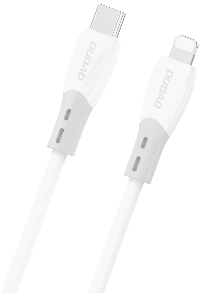 Καλώδιο Δεδομένων και Φόρτισης USB-C - Lightning Dudao L25SX, 30W, 1m, Λευκό