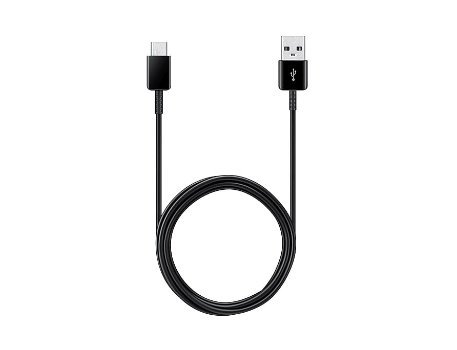 Καλώδιο Δεδομένων και Φόρτισης USB-A - USB-C Samsung 2-Pack, 25W, 1.5m, Μαύρο EP-DG930MBEGWW