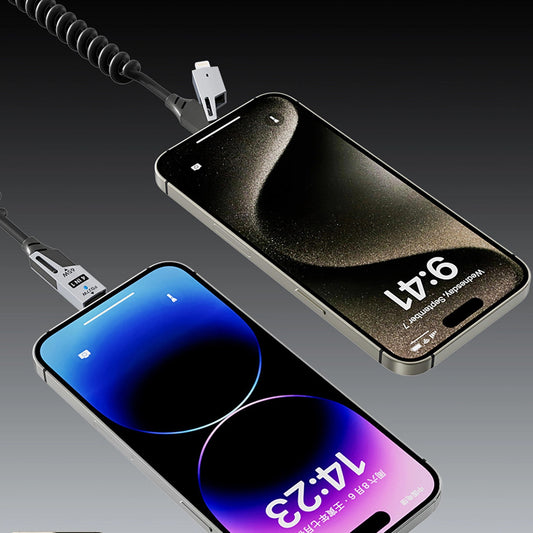 Καλώδιο Δεδομένων και Φόρτισης USB-A / USB-C - Lightning / USB-C Dudao L20 Pro, 65W, 1.5m, Μαύρο