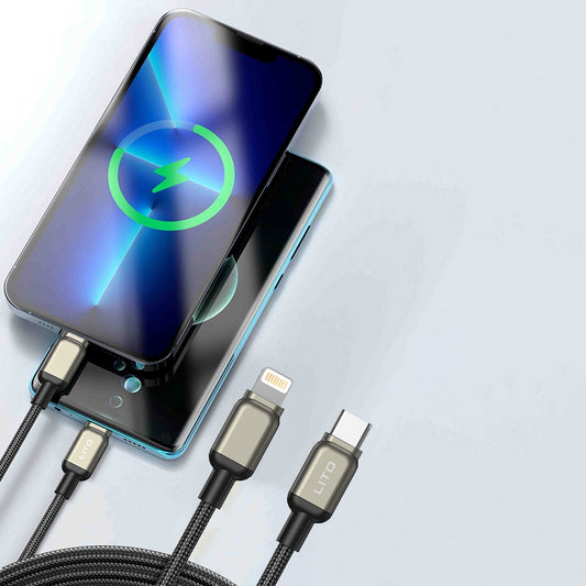 Καλώδιο Δεδομένων και Φόρτισης USB-C - Lightning Lito LD17, 20W, 1m, Μαύρο