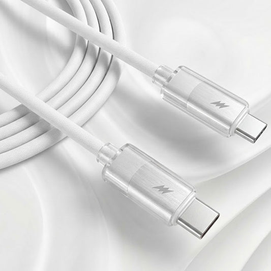 Καλώδιο Δεδομένων και Φόρτισης USB-C - USB-C Lito LD07, 60W, 1m, Λευκό