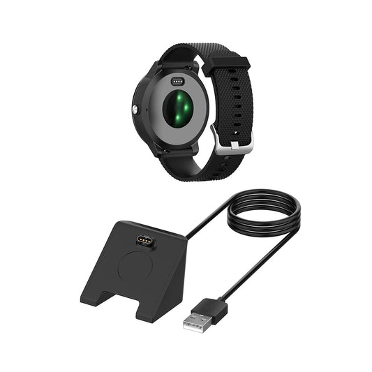 Καλώδιο Φόρτισης Techsuit TGC3 για Garmin Fenix 5 Plus / 7X / 6X / 6 / 5, USB-A, Μαύρο
