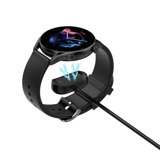 Καλώδιο Φόρτισης Techsuit THA3 για Amazfit Watch Series, USB-A, Μαύρο
