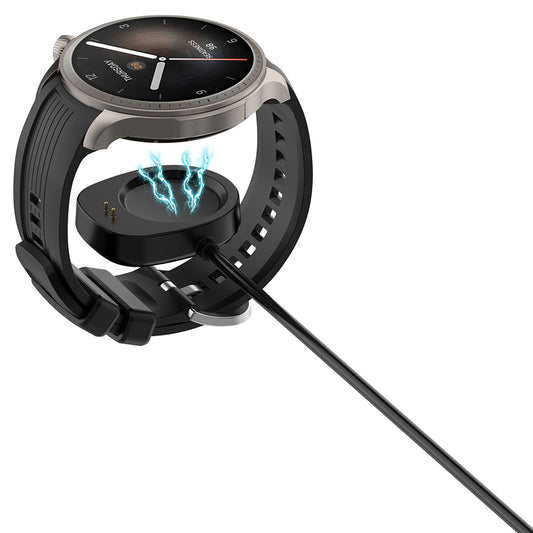 Καλώδιο Φόρτισης Techsuit THA4 για Amazfit T-Rex 3 / Balance, USB-A, Μαύρο