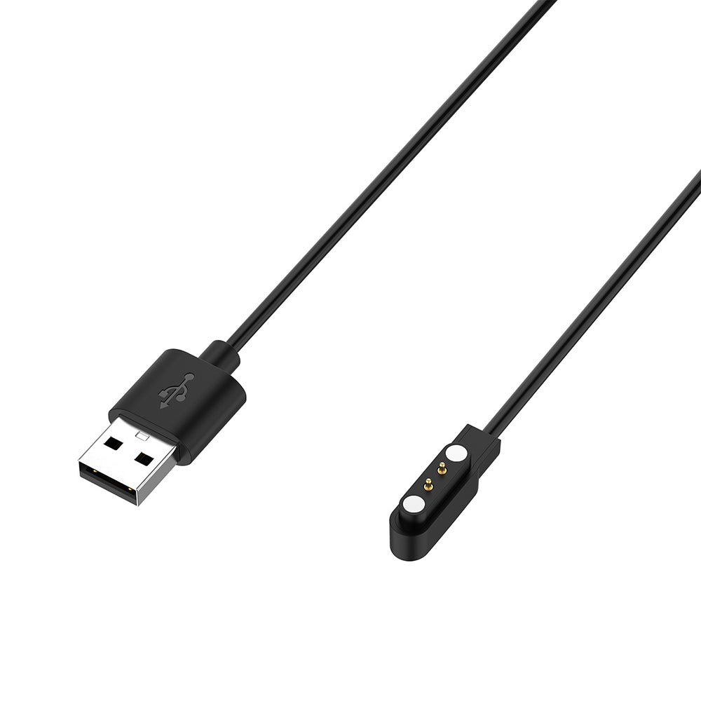 Techsuit TXC7 Charging Cable for Nothing CMF Watch Pro / Pro 2, USB-A, Black