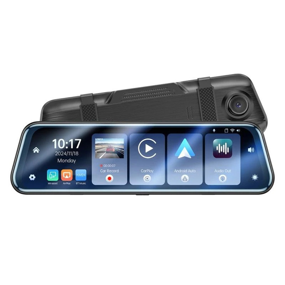 Κάμερα Αυτοκινήτου Yesido KM24 με Carplay / Android Auto, 4K, Οθόνη 9.66 ιντσών