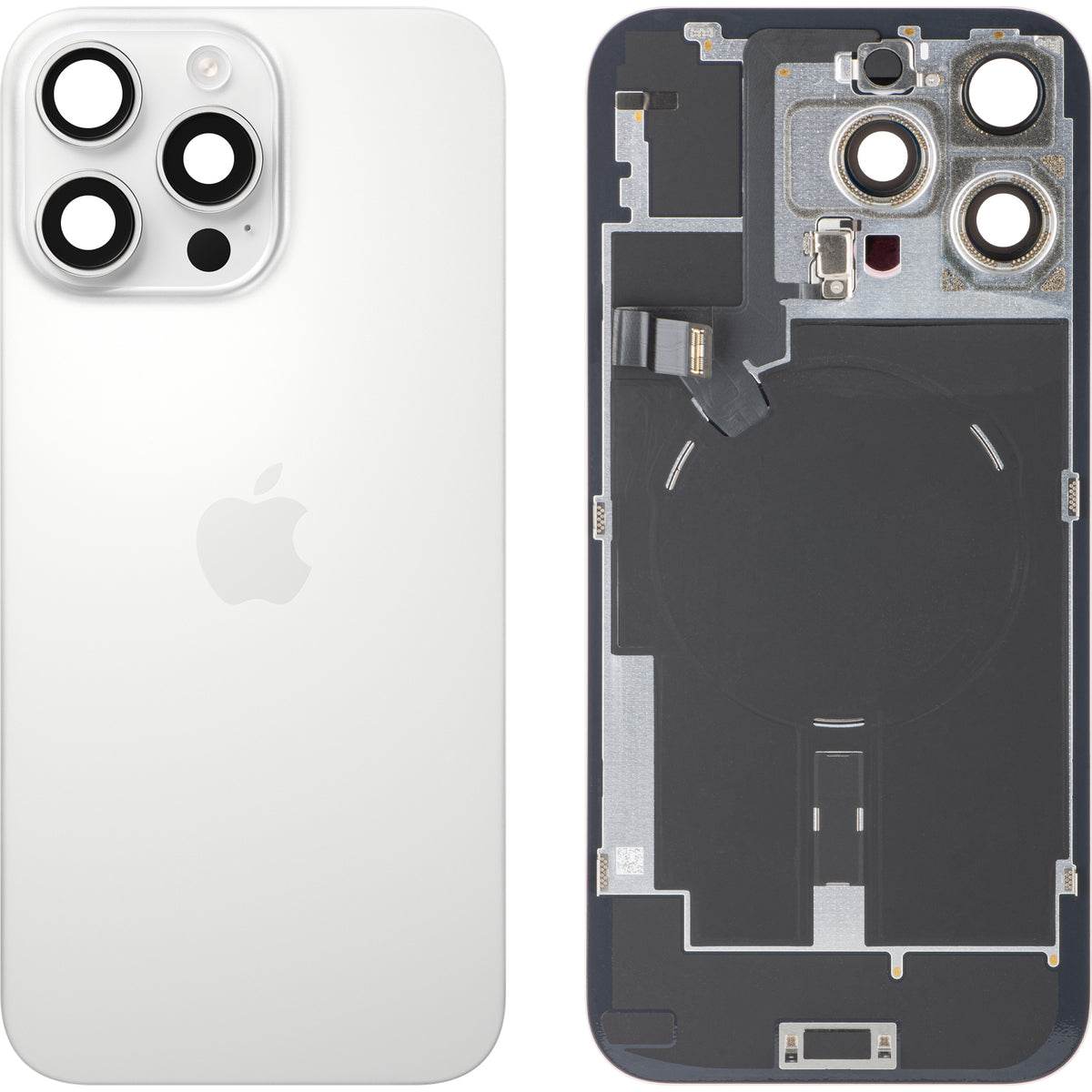 Πίσω Κάλυμμα Μπαταρίας Apple iPhone 16 Pro Max, Λευκό (White Titanium), Swap Premium