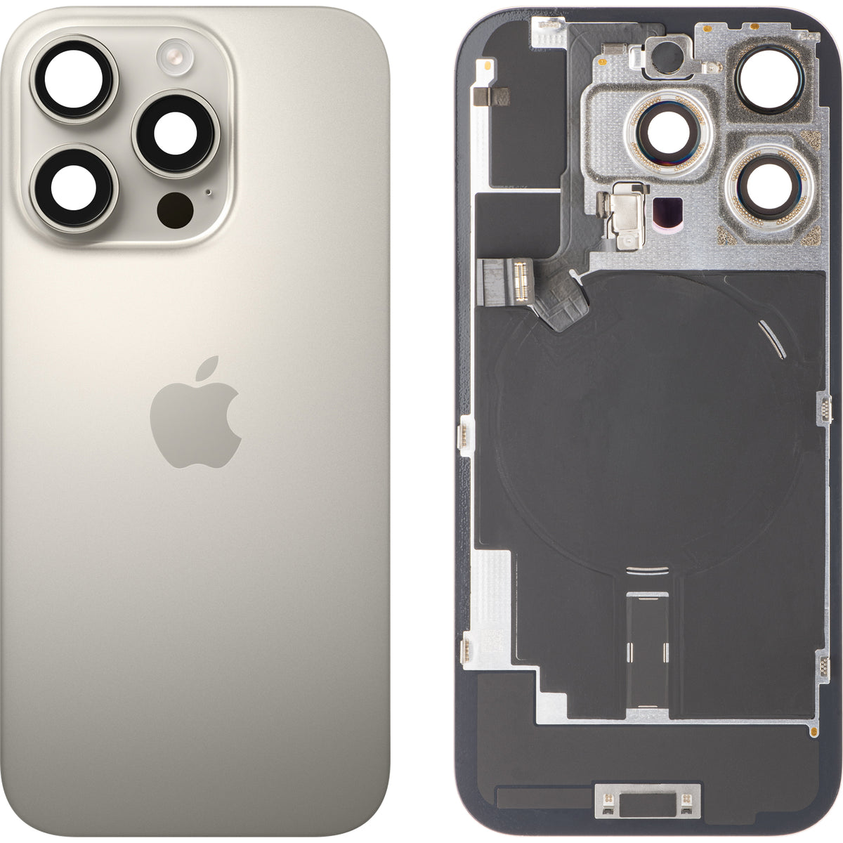 Πίσω Κάλυμμα Μπαταρίας Apple iPhone 16 Pro, Μπεζ (Φυσικό Τιτάνιο), Swap Premium
