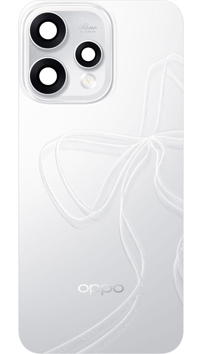 Oppo Reno15 Battery Cover, White (Aurora White), Service Pack 621033000908