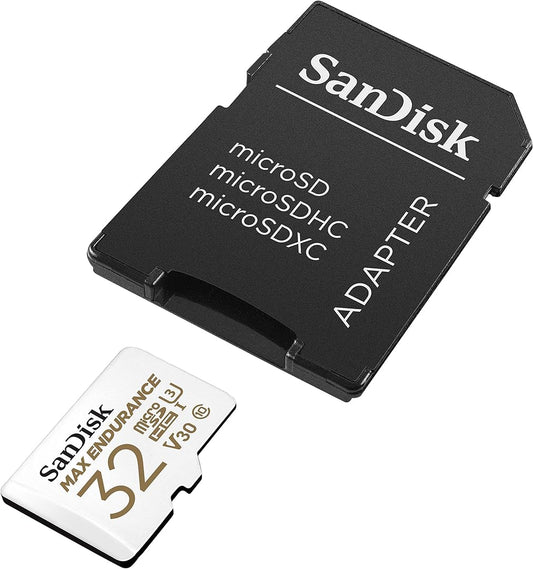 Κάρτα Μνήμης microSDHC SanDisk MAX Endurance, 32Gb, Κλάση 10 / UHS-1 U3, Με Προσαρμογέα SDSQQVR-032G-GN6IA
