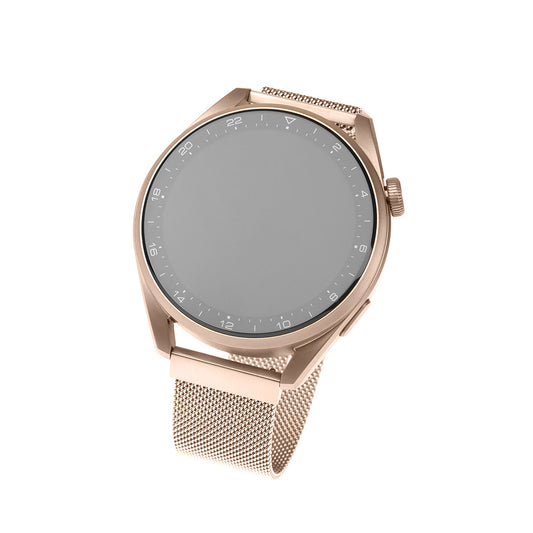 Λουράκι Fixed Mesh για Huawei Watch / Xiaomi Watch Series, 22mm, Ροζ Χρυσό