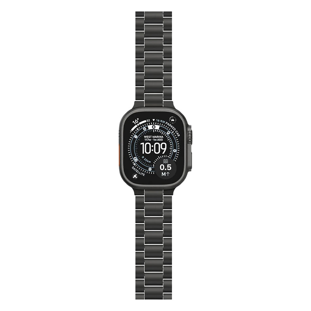 Spigen Modern Fit Titanium Band for Apple Watch 49mm / 46mm / 45mm / 44mm Series, Black AMP11577