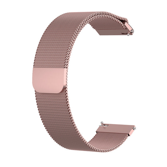 Λουράκι Techsuit W009 για Huawei Watch / Garmin Watch Series, 18mm, Ροζ Χρυσό