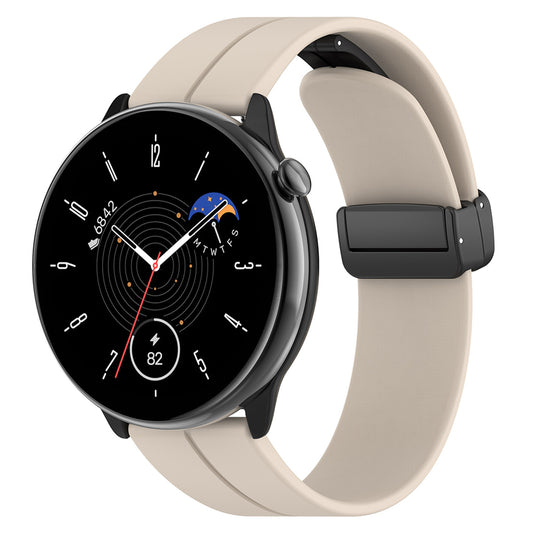 Techsuit W011 Strap for Huawei Watch / Garmin Watch Series, 18mm, Beige