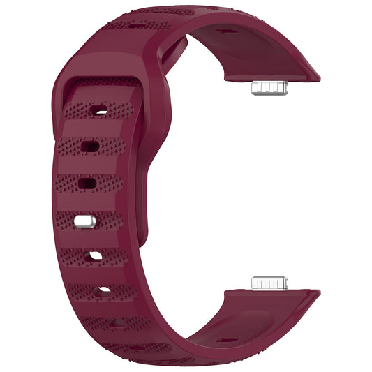 Λουράκι Techsuit W050 για Huawei Watch Fit 5 Pro / Fit 5 / Fit 4 Pro / Fit 4 / Fit 3, Βυσσινί