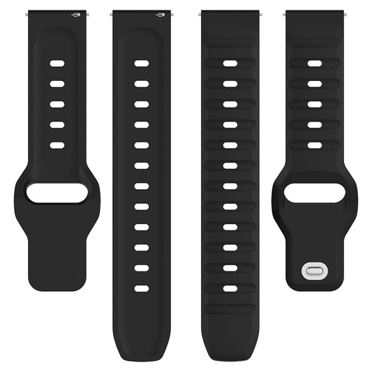 Techsuit W050 Strap for Samsung Galaxy Watch / Huawei Watch Series, 20mm, Black