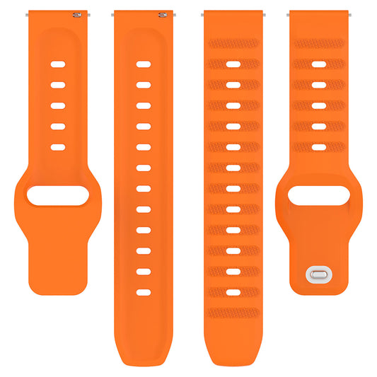 Techsuit W050 Strap for Samsung Galaxy Watch / Huawei Watch Series, 20mm, Orange