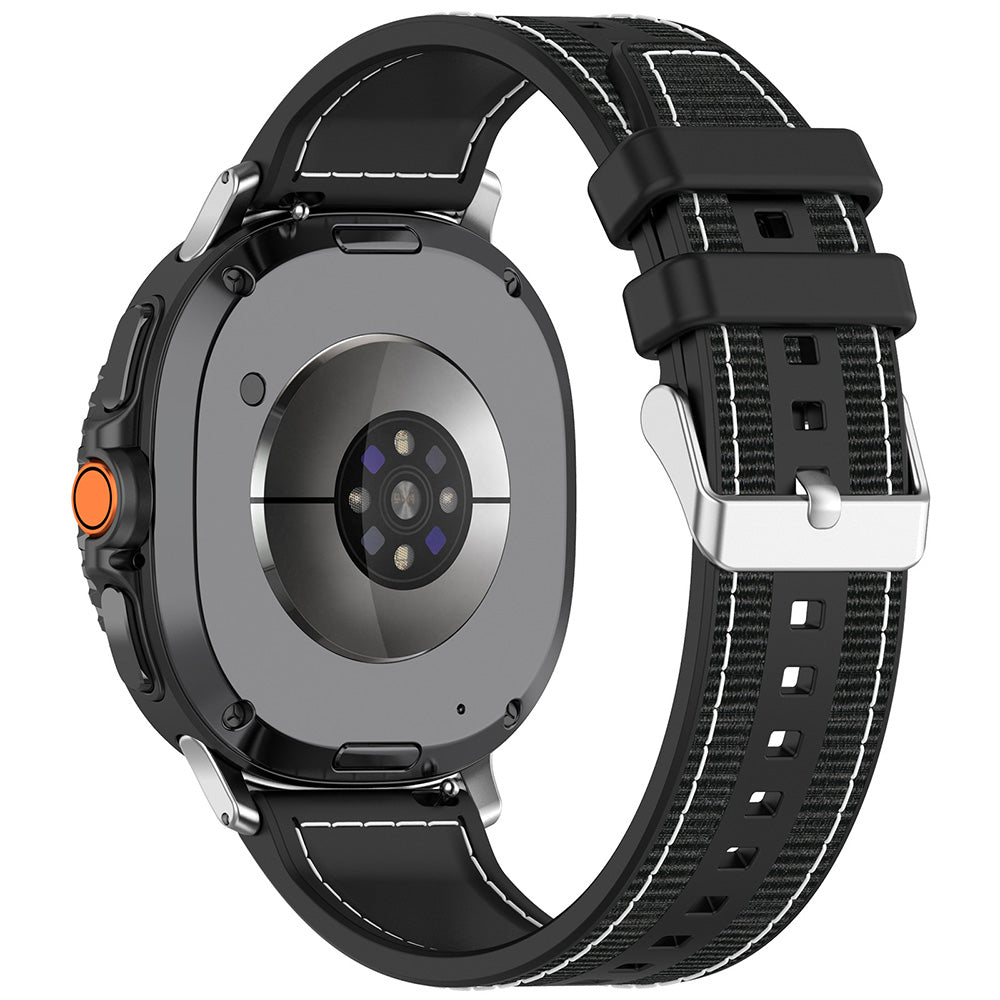 Techsuit W051 Strap for Samsung Galaxy Watch9 / Watch8 / Watch8 Classic Series, Black