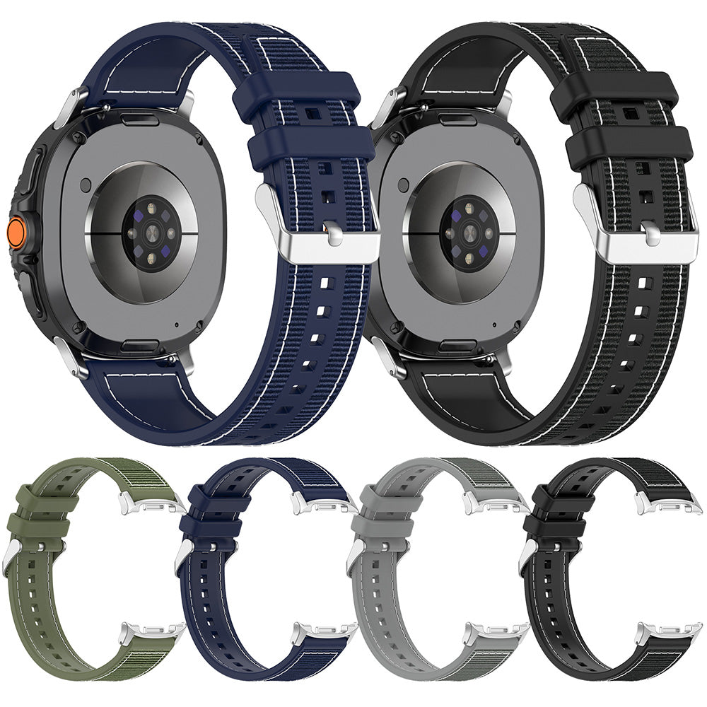 Techsuit W051 Strap for Samsung Galaxy Watch9 / Watch8 / Watch8 Classic Series, Black
