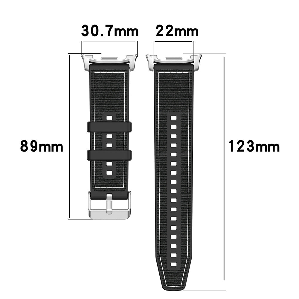 Techsuit W051 Strap for Samsung Galaxy Watch9 / Watch8 / Watch8 Classic Series, Black