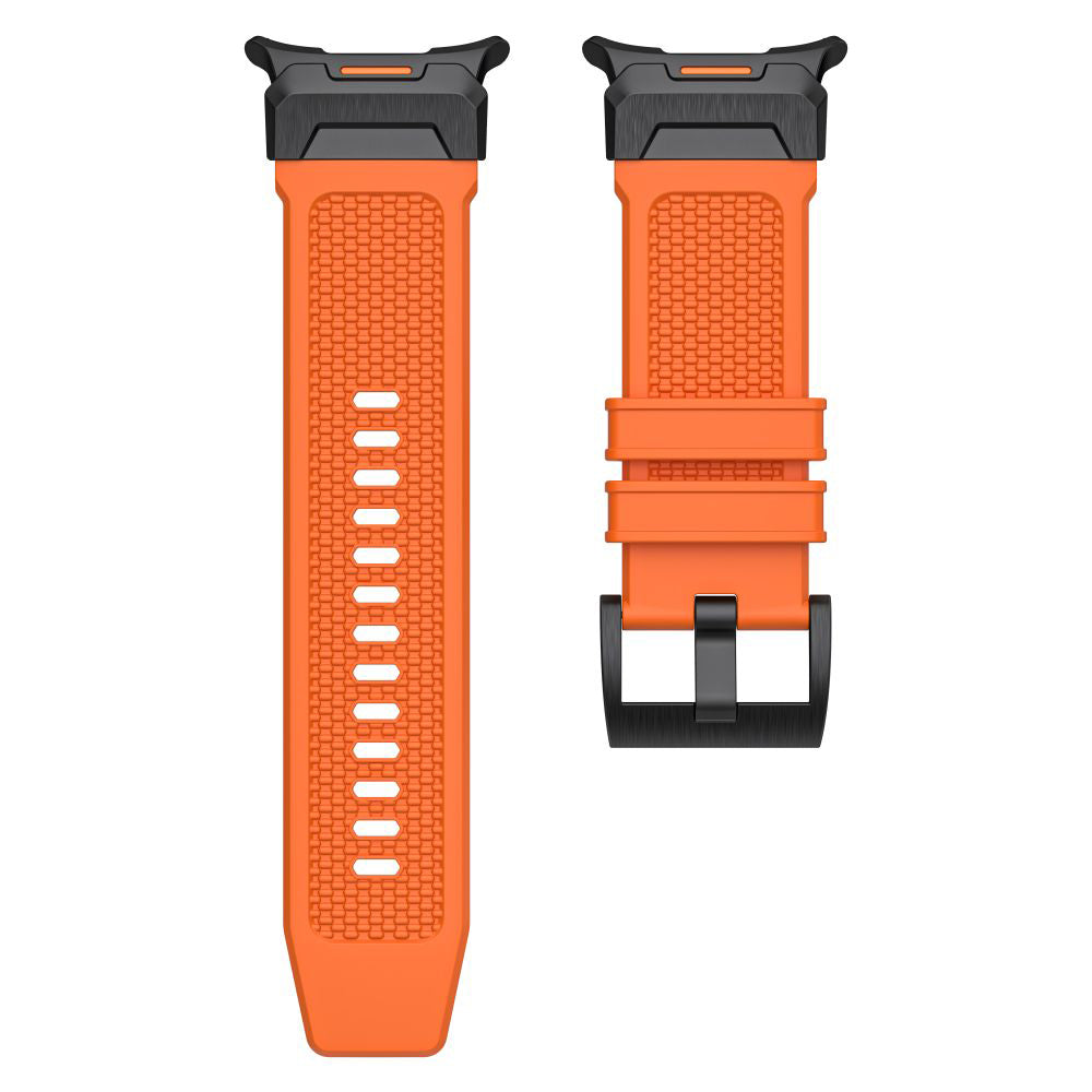 Techsuit W068 Strap for Samsung Galaxy Watch Ultra Series, Orange Black