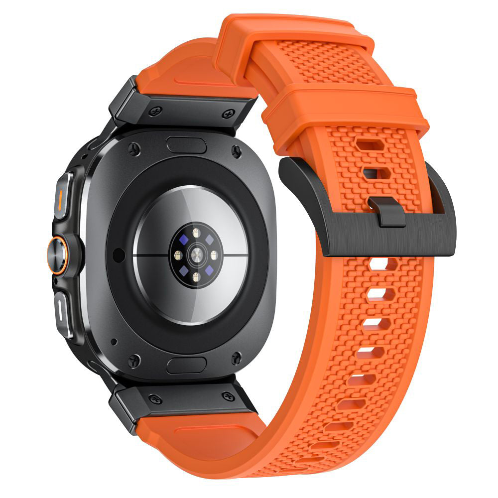 Techsuit W068 Strap for Samsung Galaxy Watch Ultra Series, Orange Black